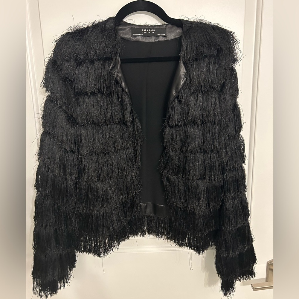 Zara Flapper/Fringe jacket